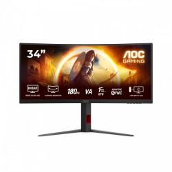 Monitor AOC 34" CU34G4 Fast VA WQHD 180Hz 2xHDMI DP | PartsPC.pl