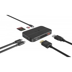 IcyBox Slot na NVMe+SATA IB-DK4071M-CU31 7w1 | PartsPC.pl