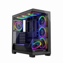 Obudowa Modecom Volcano Stellar ARGB MIDI 8F, czarna | PartsPC.pl