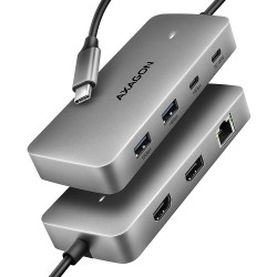 AXAGON HMC-CUB83X2 Wieloportovy hub USB 7in1, 10Gbps, 2x USB… | PartsPC.pl