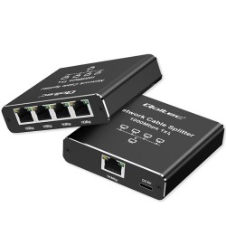Switch niezarządzalny Qoltec mini rozdzielacz splitter 1x4 p… | PartsPC.pl