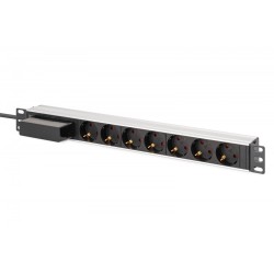 Listwa zasilająca DIGITUS PDU Rack 19" z wyłącznikiem nadprą… | PartsPC.pl