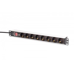 Listwa zasilająca DIGITUS PDU Rack 19" z zabezpieczeniem prz… | PartsPC.pl
