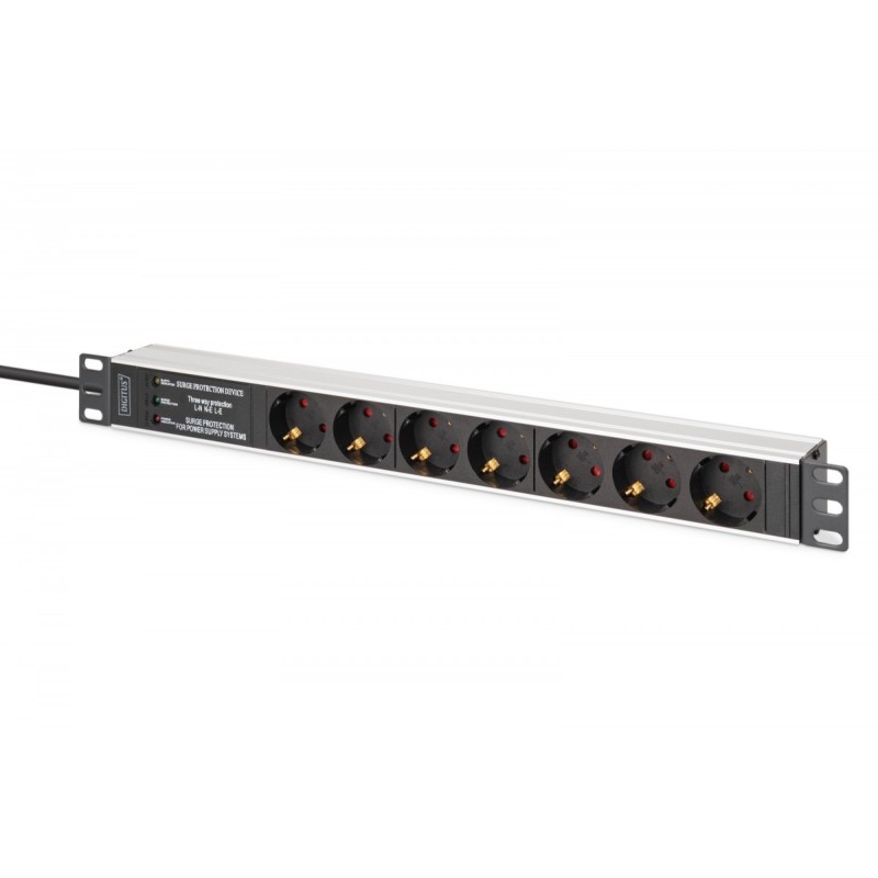 Listwa zasilająca DIGITUS PDU Rack 19" z zab. przeciwprzepię… | PartsPC.pl