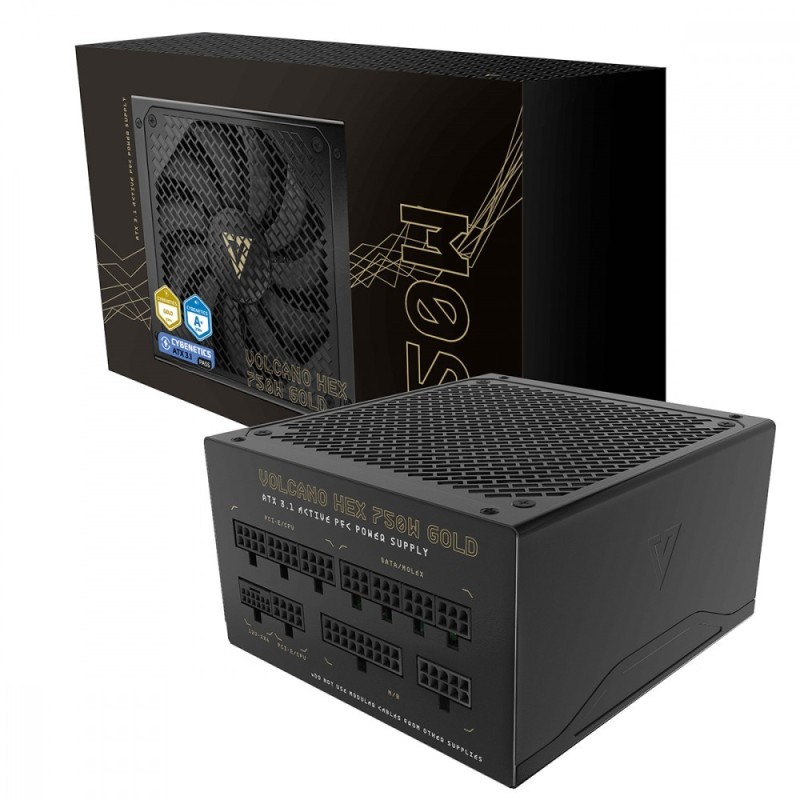 Zasilacz Modecom VOLCANO HEX 750W GOLD ATX 3.1 | PartsPC.pl