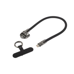 Lanberg Kabel USB-C M/M SMYCZ/BRELOK 0.3M 240W czarny | PartsPC.pl