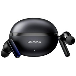 USAMS Słuchawki bluetooth TWS E02 ANC+ENC czarne | PartsPC.pl