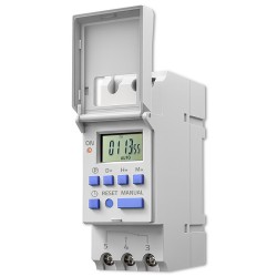 Programator czasowy Qoltec Elektroniczny na szynę DIN z wbud… | PartsPC.pl