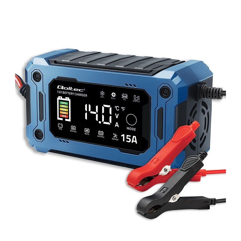 Ładowarka inteligentna Qoltec mikroprocesorowa 12V 15A do AG… | PartsPC.pl