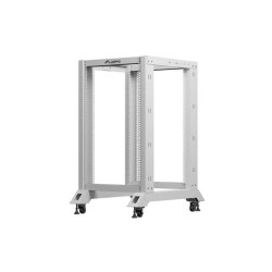 Stojak Open Rack 19" Lanberg 18U 600x800 Szary | PartsPC.pl