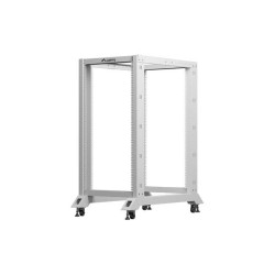 Stojak Open Rack 19" Lanberg 22U 600x1000 szary | PartsPC.pl
