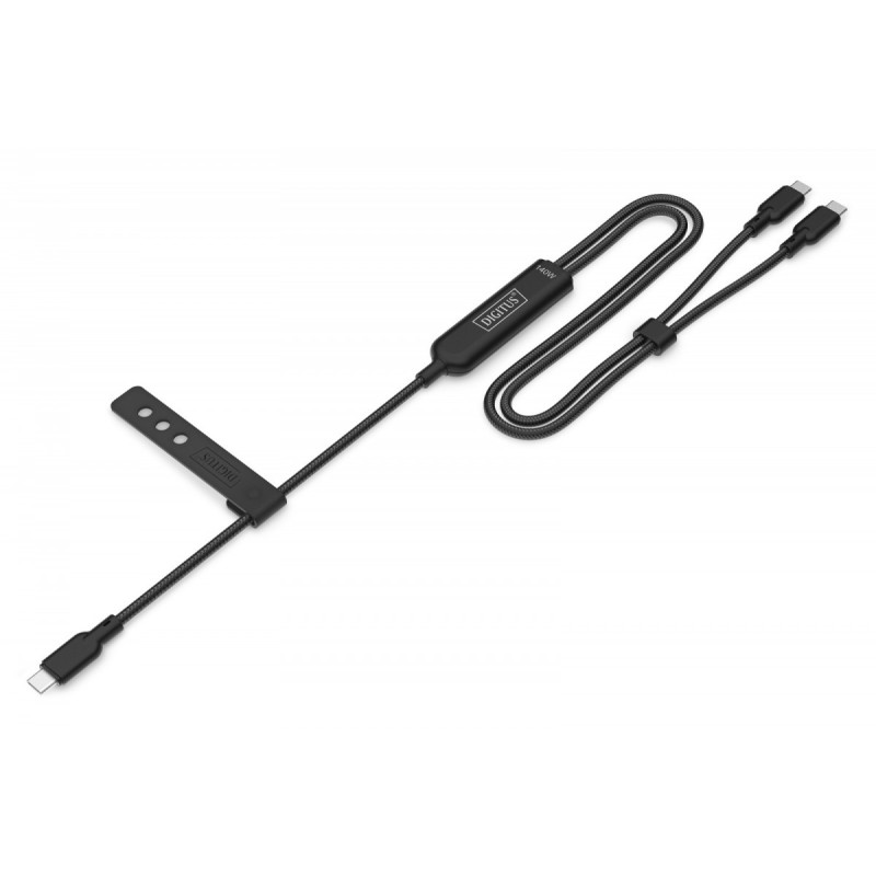 Kabel zasilający DIGITUS 2 w 1 USB-C - 2x USB-C, USB 2... | PartsPC.pl
