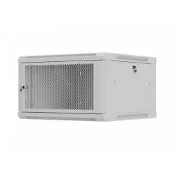 Szafa instalacyjna Rack 19" Lanberg 6U 600x600 wisząca szara… | PartsPC.pl