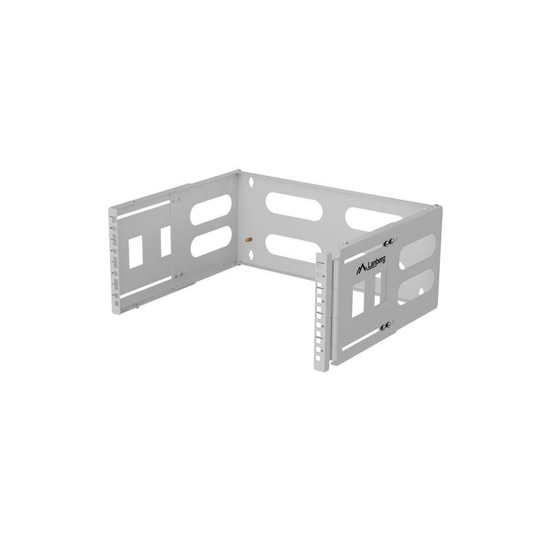 Uchwyt ścienny rack Lanberg 19" 4U 497x400/240 szary | PartsPC.pl