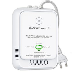 Czujnik tlenku węgla Qoltec (czadu) | detektor CO | alarm 85… | PartsPC.pl