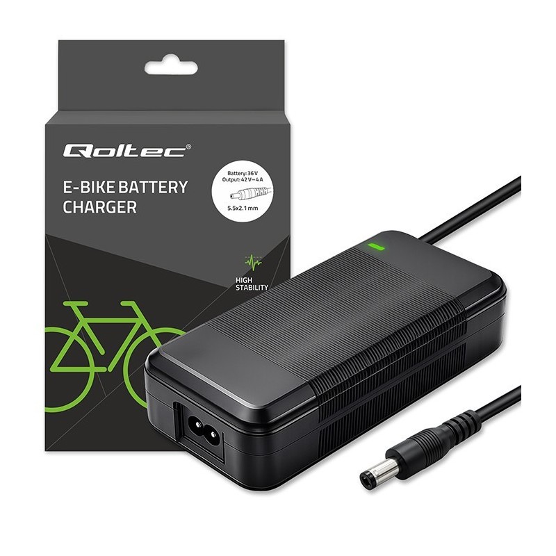 Ładowarka Qoltec do roweru skutera elektrycznego 36V | 42V |… | PartsPC.pl