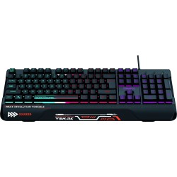 Rebeltec Klawiatura pełnowymiarowa RGB dla graczy SHARK wbud… | PartsPC.pl