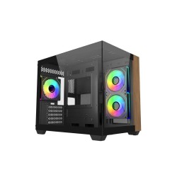 Cooler Master Obudowa Elite 481 Wood 270° Seamless Glass mAT… | PartsPC.pl