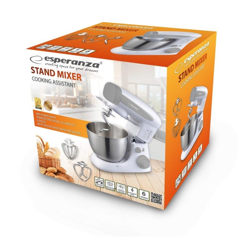 Robot planetarny wielofunkcyjny Esperanza Cooking Assistant EKM024 800W 4L