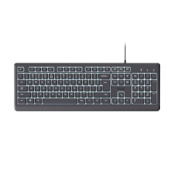 Trust Klawiatura PRIMO podświetlana USB-A | PartsPC.pl
