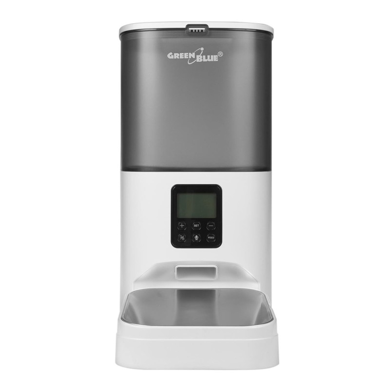 Dozownik / podajnik karmy dla zwierząt GreenBlue GB393 automatyczny, 6L,