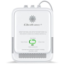 Qoltec Czujnik wycieku gazu ziemnego | detektor CH4 | NG | a… | PartsPC.pl