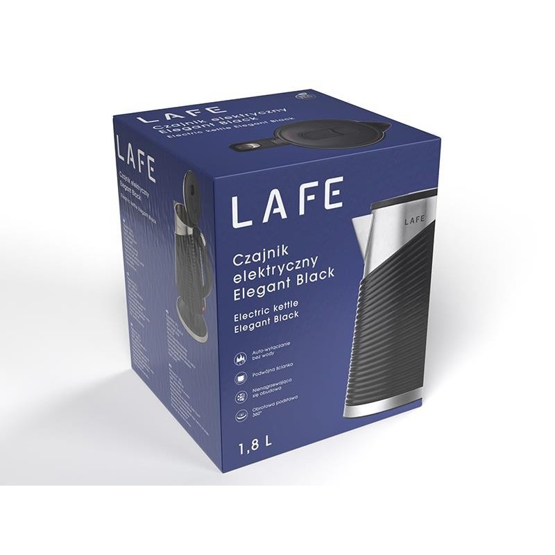 Czajnik elektryczny Lafe Elegant Black | PartsPC.pl