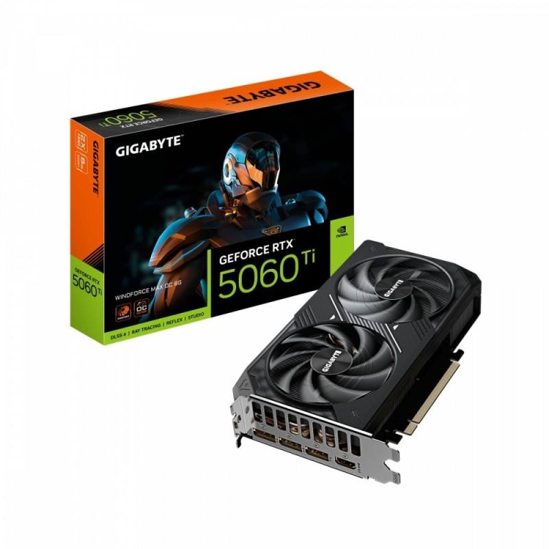 Karta VGA Gigabyte GeForce RTX 5060 Ti WINDFORCE MAX OC 8G 8… | PartsPC.pl