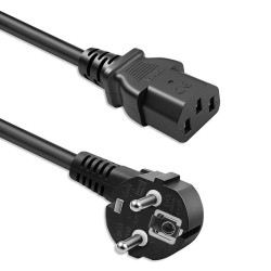 Qoltec Kabel zasilający | wtyczka kątowa SCHUKO CEE 7/7 (E/F… | PartsPC.pl