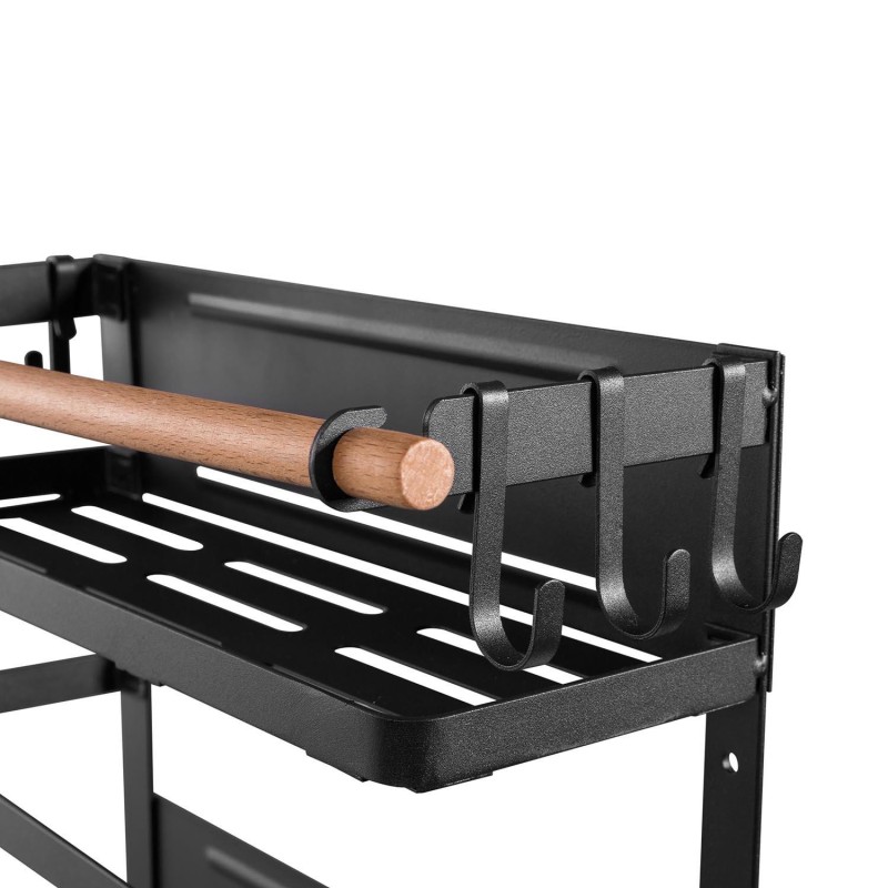 Półka magnetyczna na lodówkę / pralkę Maclean MC-910 czarna, 12kg max