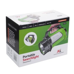 Latarka LED 3w1 Maclean MCE345, funkcja powerbanku, 3 tryby świecenia, 5W