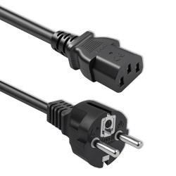 Qoltec Kabel zasilający SCHUKO CEE 7/7 (E/F) | IEC C13 | 3x0… | PartsPC.pl