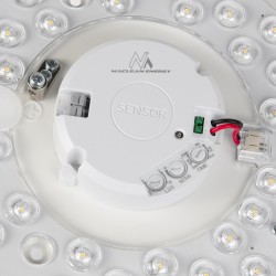 Lampa LED z czujnikiem Maclean MCE347, sufitowa, czujnik mikrofalowy