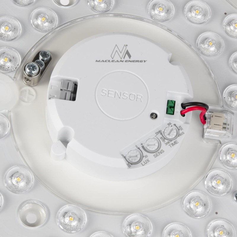 Lampa LED z czujnikiem Maclean MCE347, sufitowa, czujnik mikrofalowy