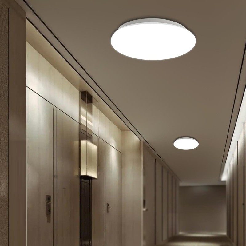 Lampa LED z czujnikiem Maclean MCE347, sufitowa, czujnik mikrofalowy