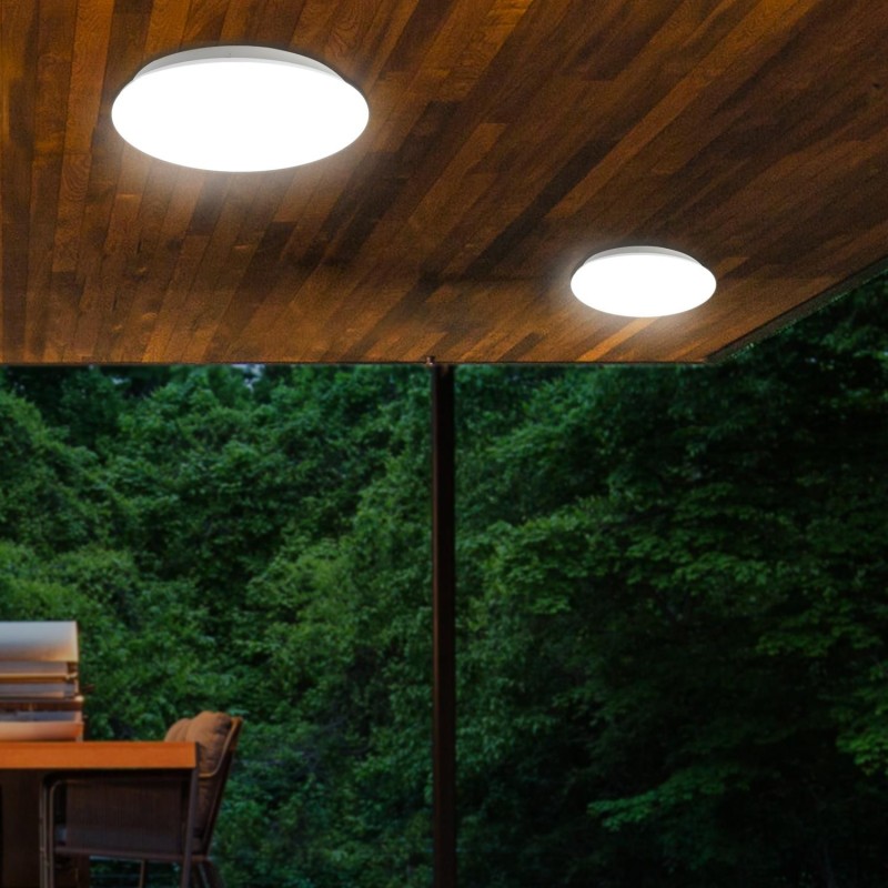 Lampa LED z czujnikiem Maclean MCE347, sufitowa, czujnik mikrofalowy
