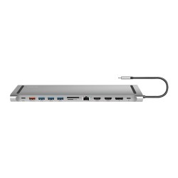 LogiLink Stacja dokująca USB3.2 ,USB-C,12-portów, PD | PartsPC.pl