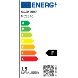 Lampa LED Maclean MCE346 W, kolor biały, 15W, IP65, 1300lm, barwa neutralna