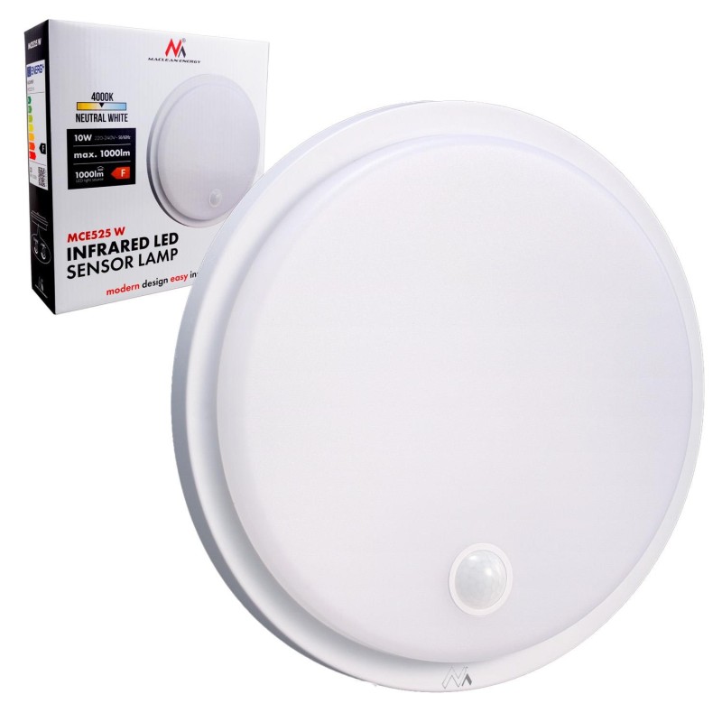Lampa LED z czujnikiem ruchu Maclean , czujnik PIR, kolor bi… | PartsPC.pl