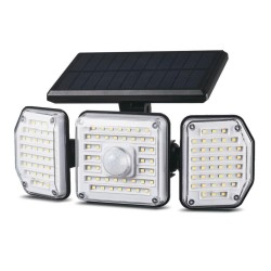 Lampa solarna LED Maclean MCE615 z czujnikiem ruchu IP65, 4W, 320lm, 4000K,