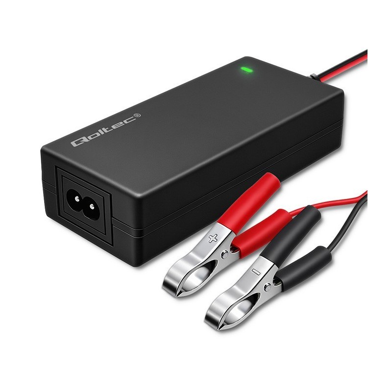 Ładowarka Qoltec do AGM GEL STD | Prostownik 12V 2A 24W | PartsPC.pl