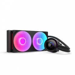 Chłodzenie wodne NZXT Kraken Plus 240 RGB LCD czarne | PartsPC.pl