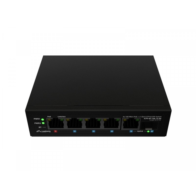 Switch Lanberg Light industrial POE 1XBT 3XAT SFP+ETH DIN Fa… | PartsPC.pl