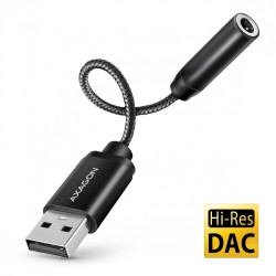AXAGON ADA-HA Zewnętrzna karta dźwiękowa USB-A 32bit DAC, 38… | PartsPC.pl