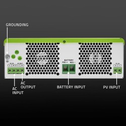 Inwerter solarny Qoltec hybrydowy Off-Grid 1500W | 100A | 12… | PartsPC.pl