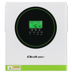 Inwerter solarny Qoltec hybrydowy Off-Grid 1500W | 100A | 12… | PartsPC.pl