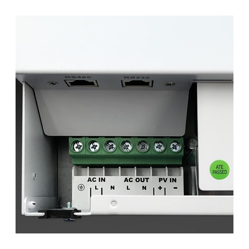 Inwerter solarny Qoltec hybrydowy Off-Grid 3500W | 100A | 24… | PartsPC.pl