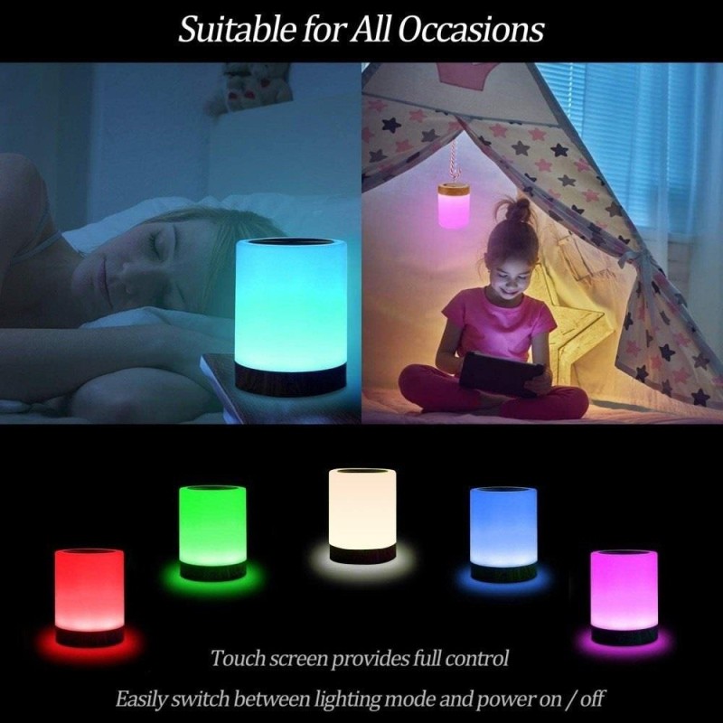 Lampka Techly bezprzewodowa RGB dotykowa | PartsPC.pl