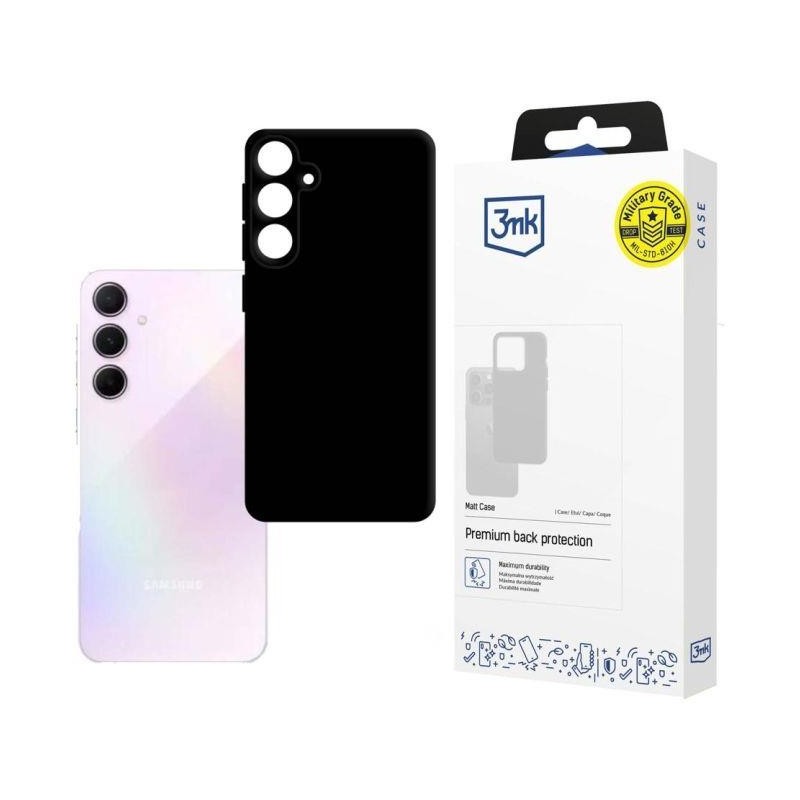 Etui na Samsung Galaxy A35 5G - 3mk Matt Case, czarne