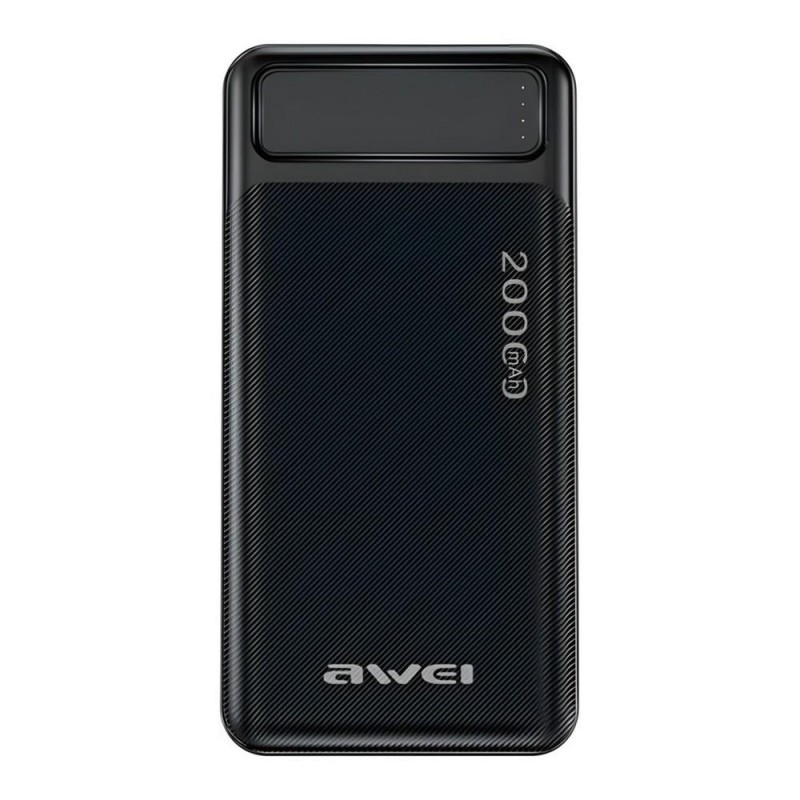 Powerbank Awei P6K 20000mAh 2xUSB 1xUSB-C 1xmicroUSB czarny… | PartsPC.pl